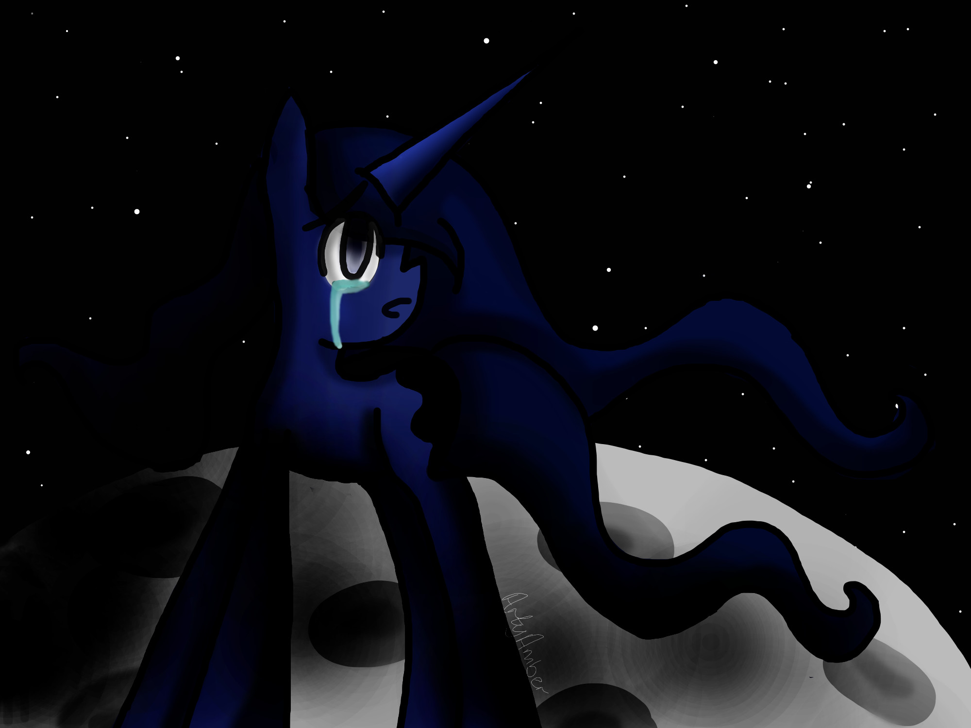 Luna - Visual Fan Art - MLP Forums