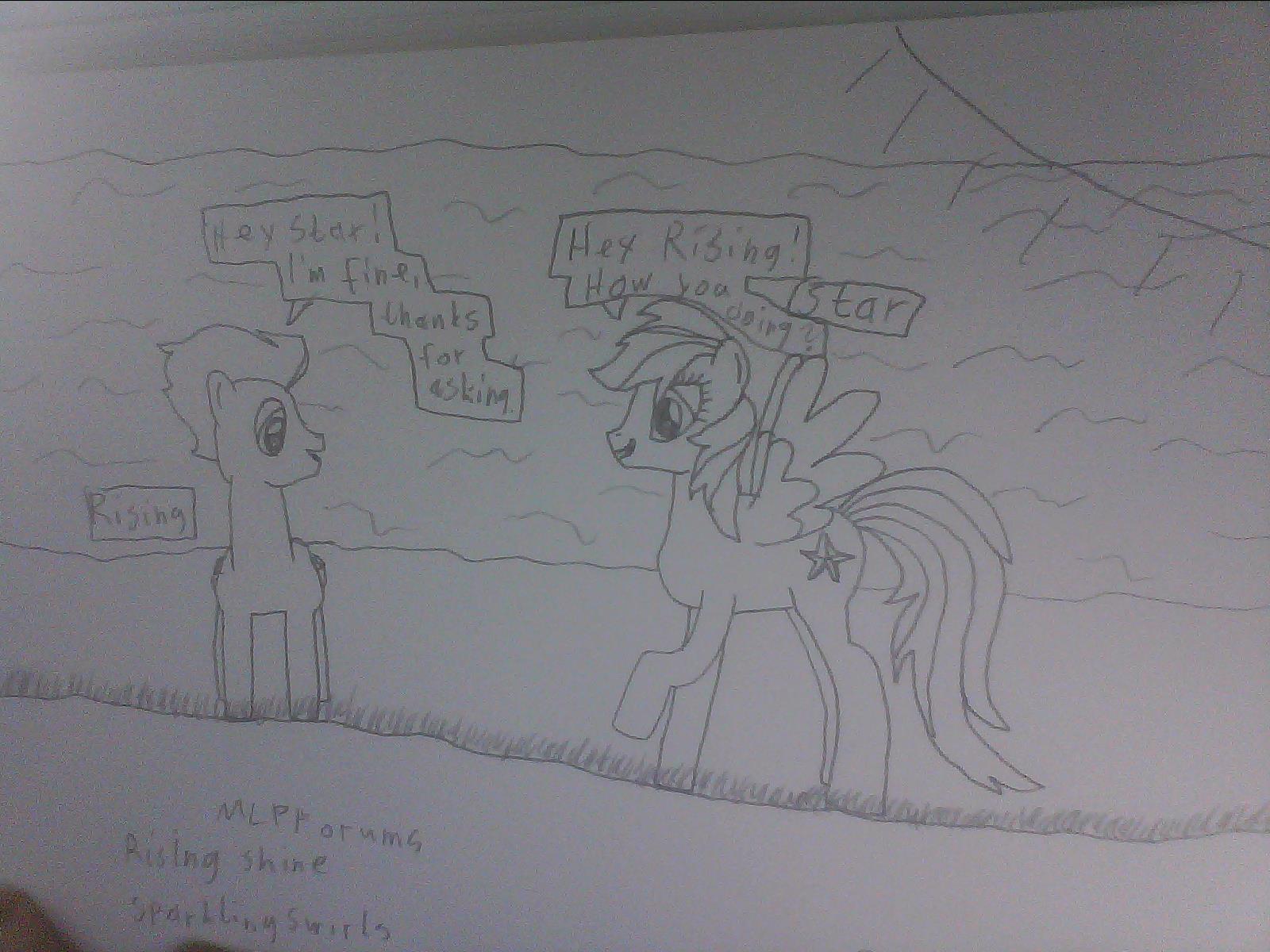 My drawings from Ponies - Visual Fan Art - MLP Forums