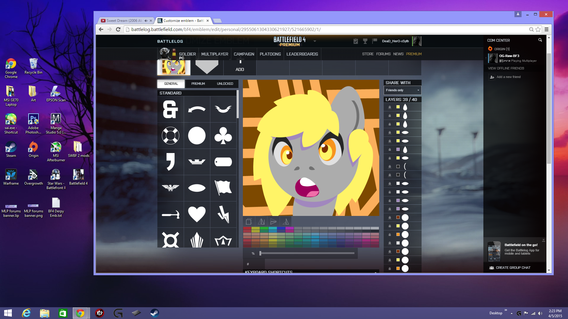 BF4 Derpy Emblem - Visual Fan Art - MLP Forums