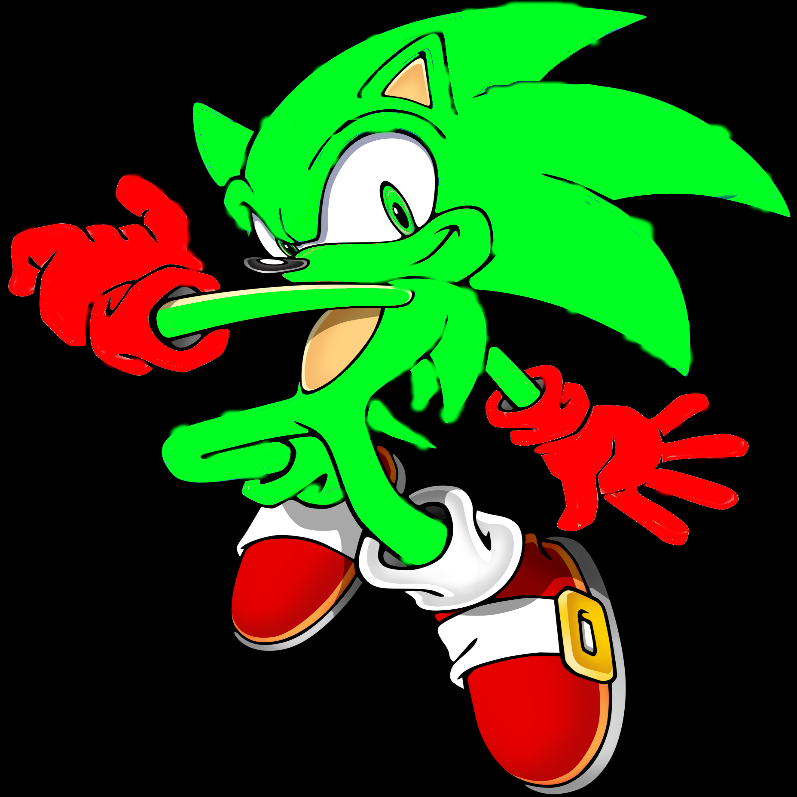 Dark Sonic is my favourite character! #sonicspriteanimation #sonictheh