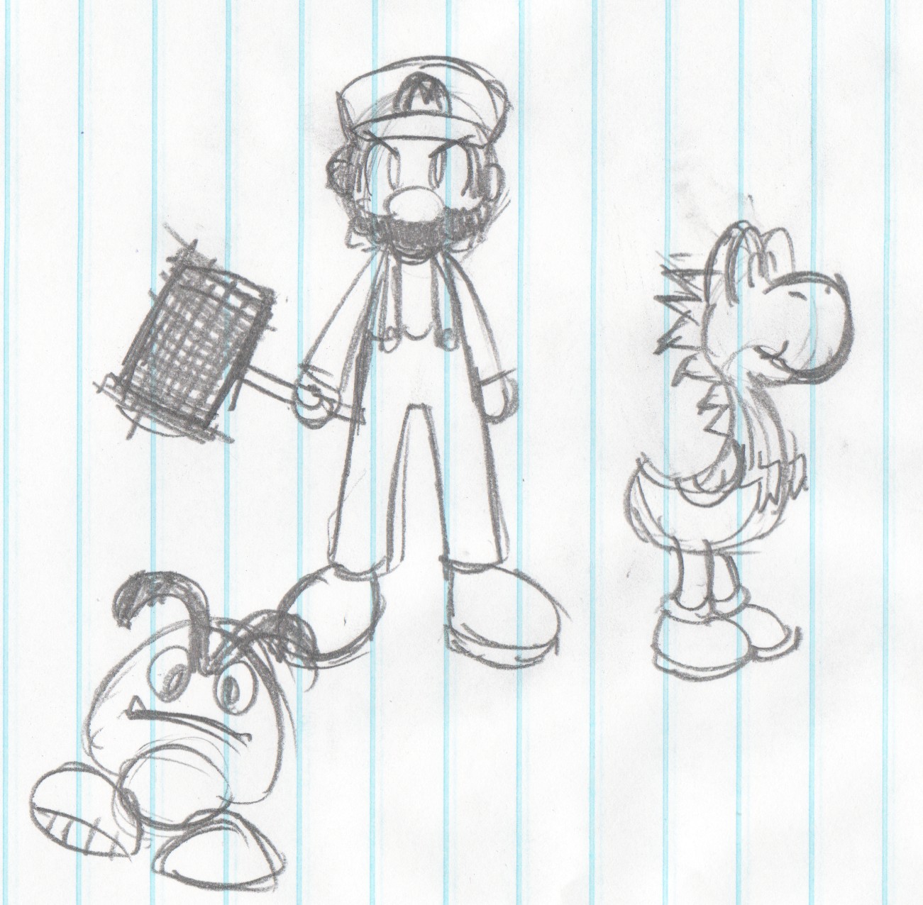 How To Draw Super Mario Stuff - Goimages World
