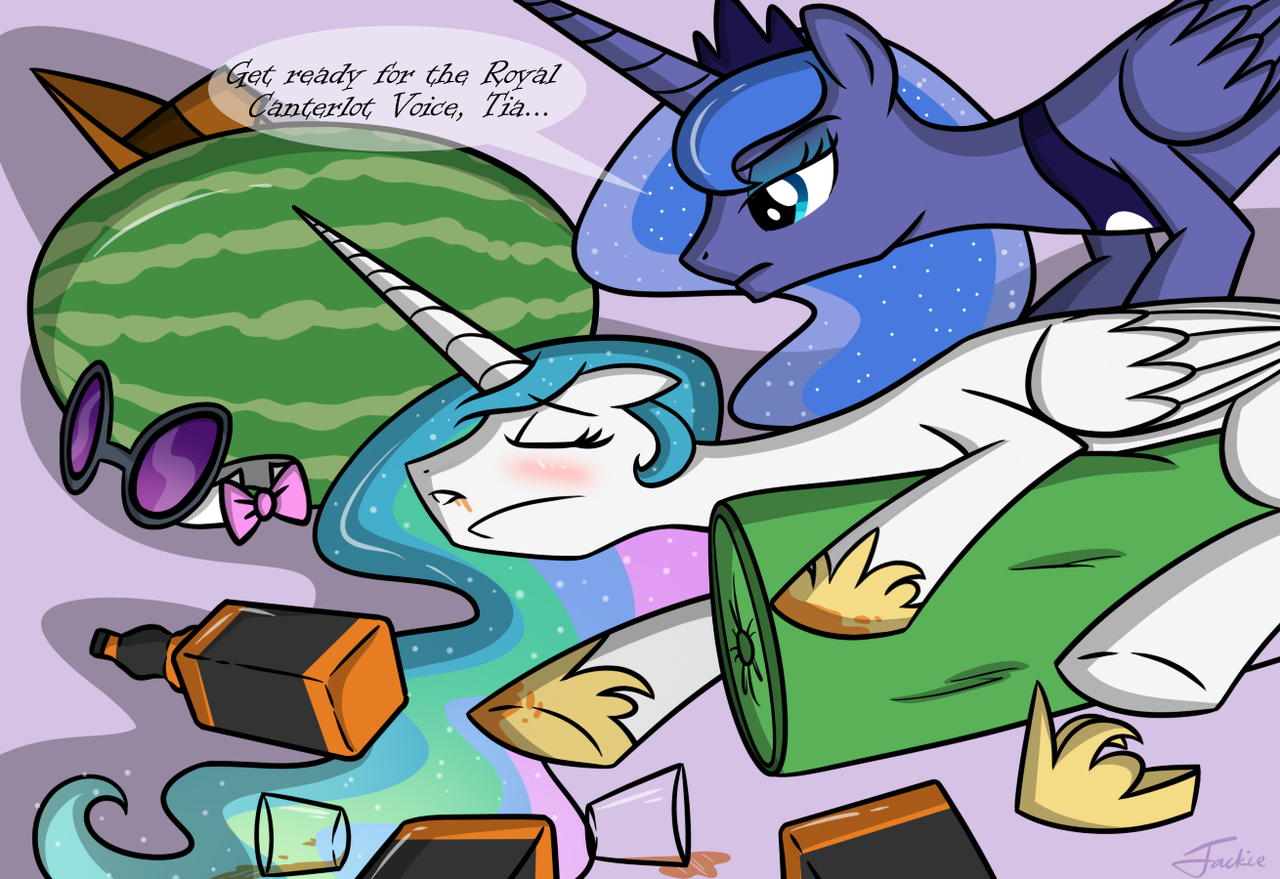 I want to hear Celestia use the Royal Canterlot Voice - MLP:FiM Canon  Discussion - MLP Forums