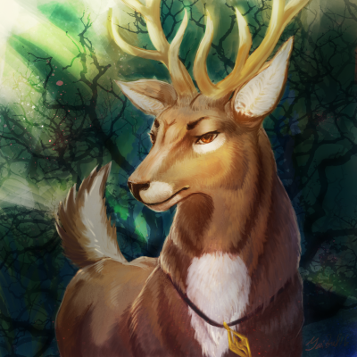Commission - Deer-Sona v1 (by JaiZub).png.png