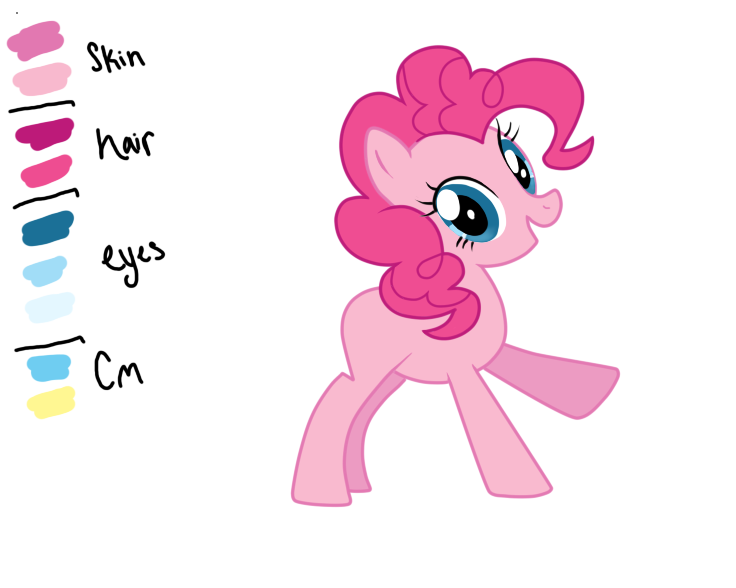 How to Draw Pinkie Pie from My Little Pony - Really Easy Drawing Tutorial