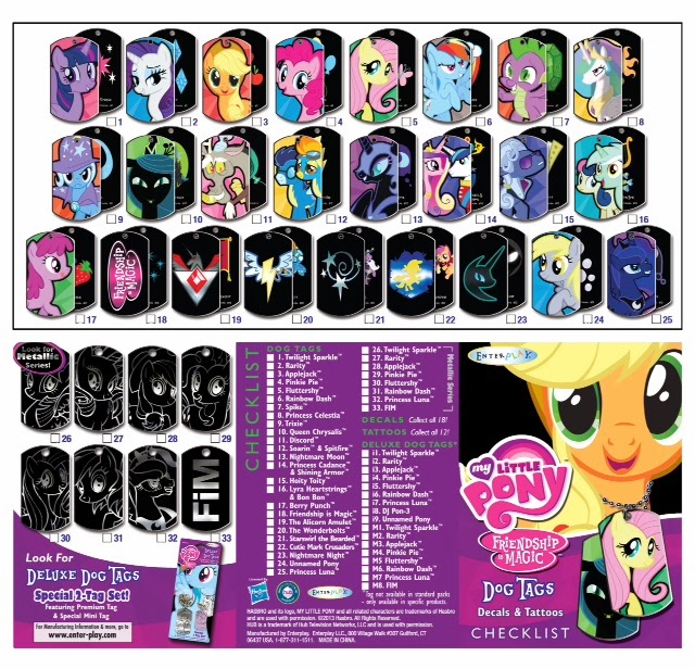 My Little Pony Series 1 Dog Tags Choose Character