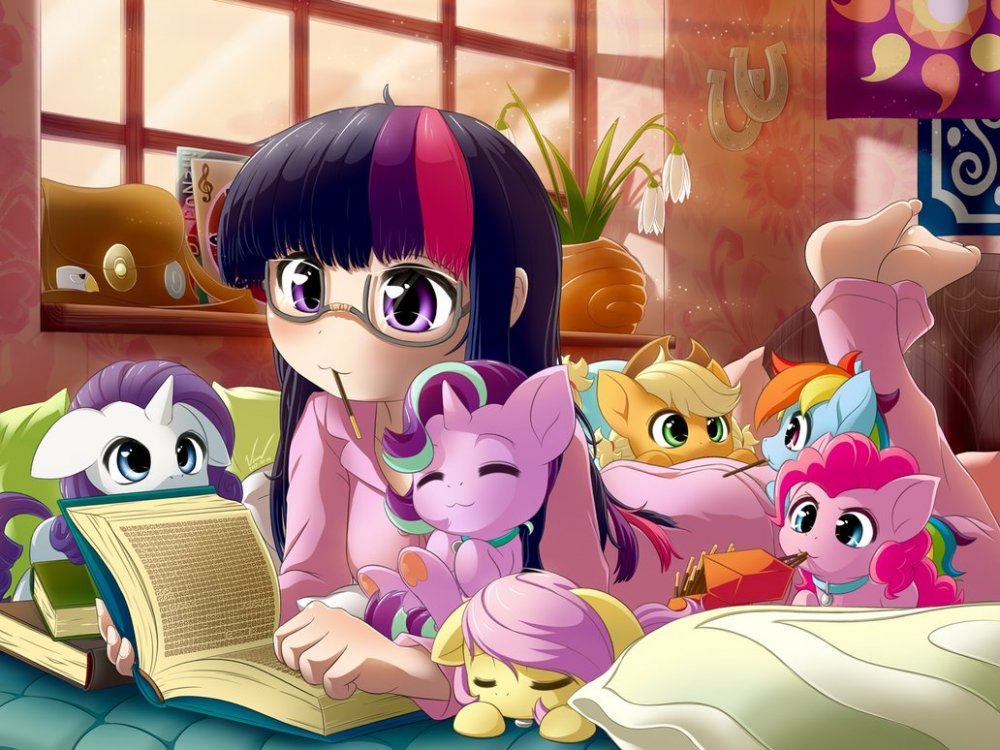 reading_with_twilight_sparkle_by_symbianl-dbgafet.png