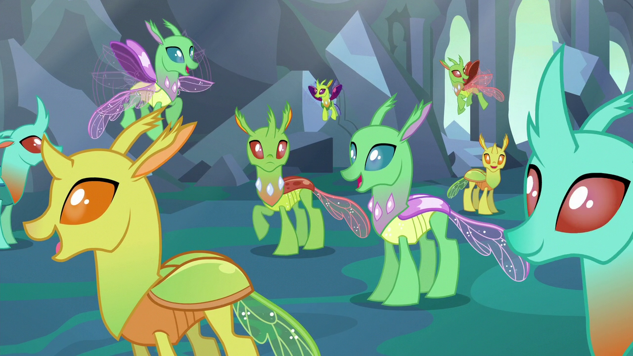 What do think of the Changelings designs that look like a mix of Stag Beetl...
