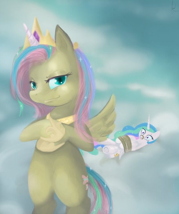 fluttershy_takes_over_by_rixnane-d7fowf3.JPG