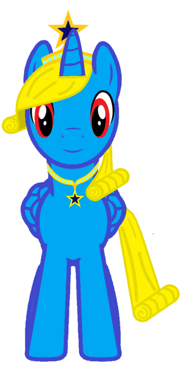 MLP Emperor Blu Traincrown in Regalia (front).png