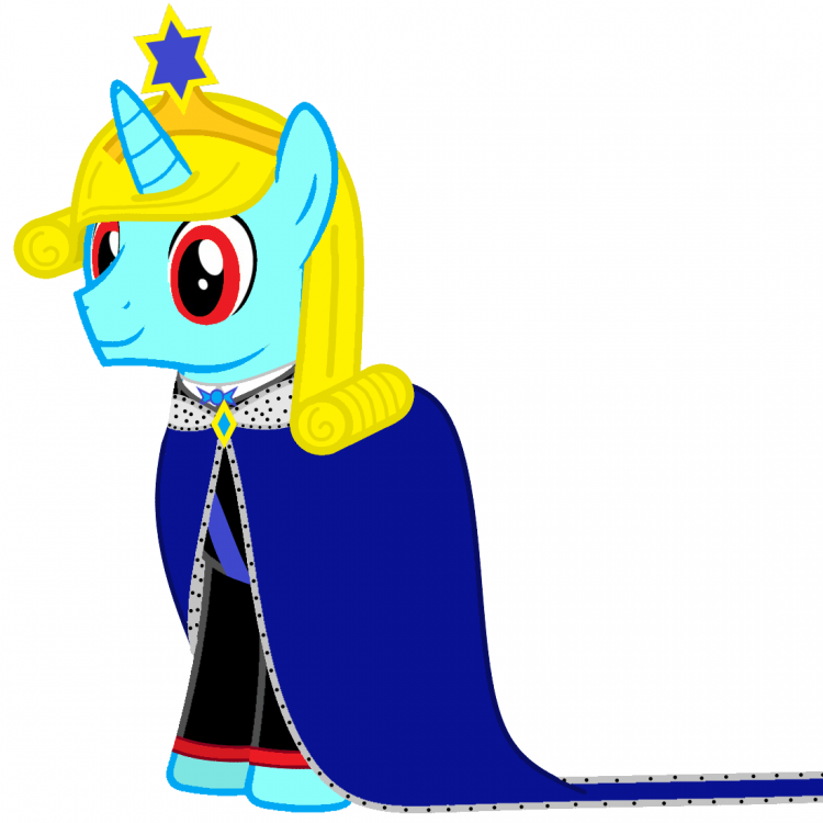 MLP Emperor Blu Traincrown coronation dress 2.png