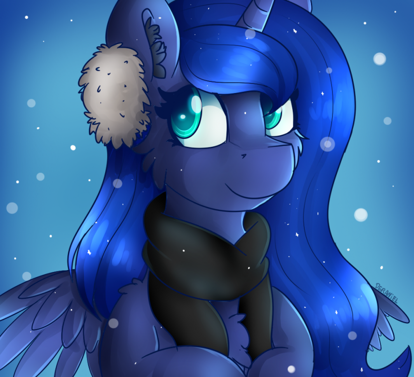 1752673__safe_artist-colon-deraniel_princess+luna_alicorn_bust_chest+fluff_clothes_cute_earmuffs_female_gradient+background_mare_pony_scarf_snow_snowfa.png