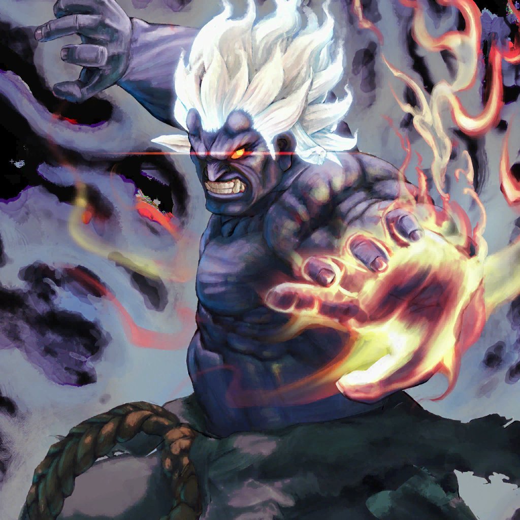 Akuma artwork #8, Street Fighter Alpha