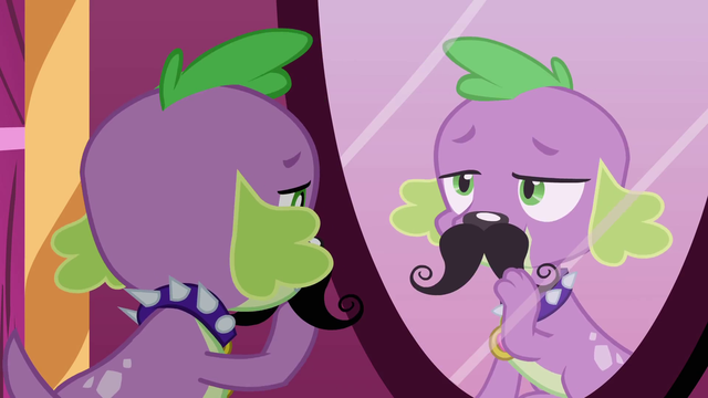 Spike_trying_on_another_mustache_EG.png.04766f2d0dc349984fc46804f02825f6.png