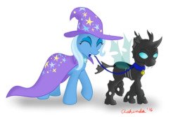 Trixie And Her Amazing Pet Changeling, Pt 2, by Georg