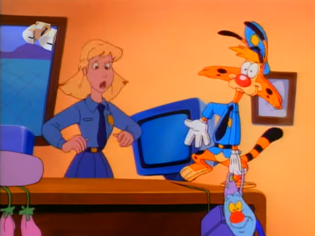 Bonkers and Officer Miranda Wright (Best cop name ever! 