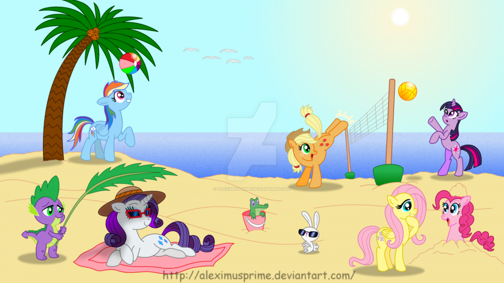 ponies_at_the_beach_by_aleximusprime-d47jf1p.png