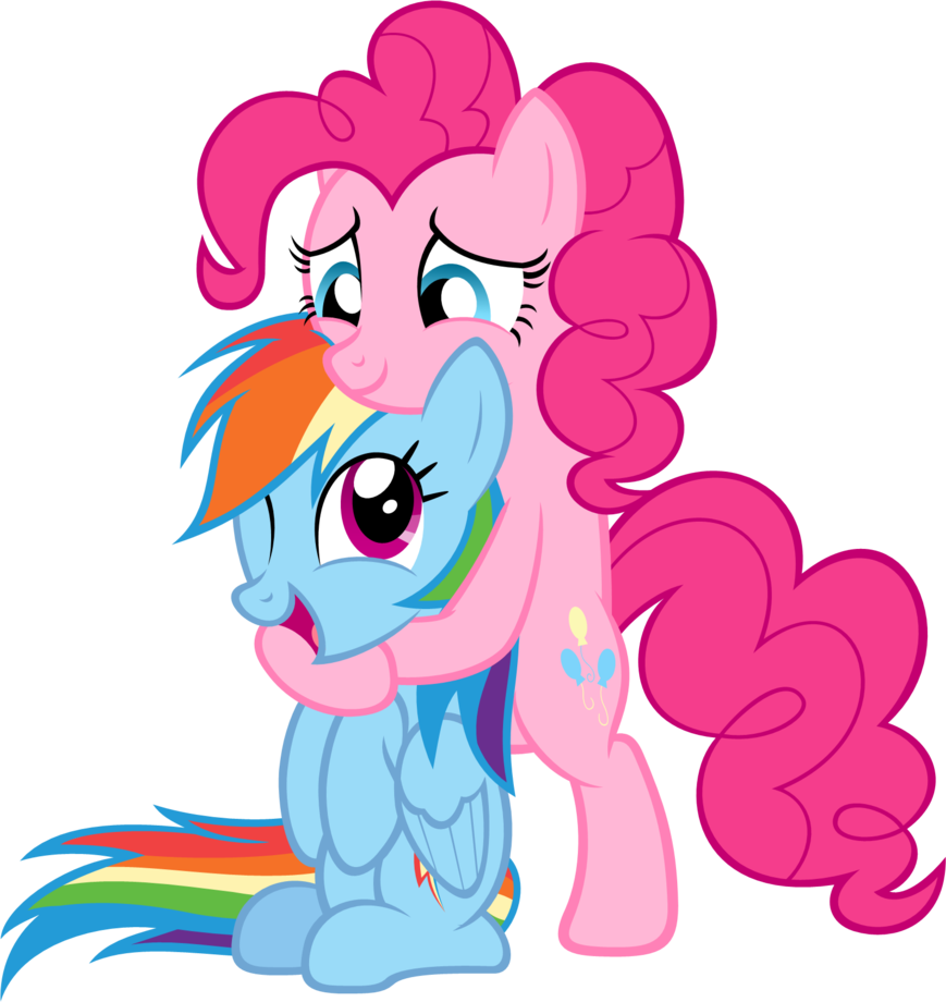 Why does Pinkie Pie have a strong relationship with Rainbow Dash
