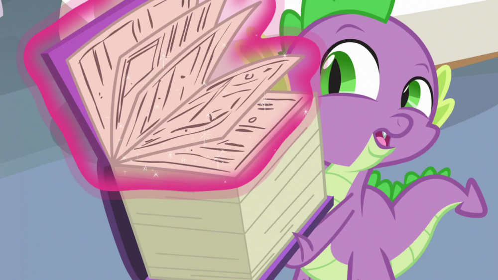 Rule_book's_pages_magically_flip_open_S8E9.png
