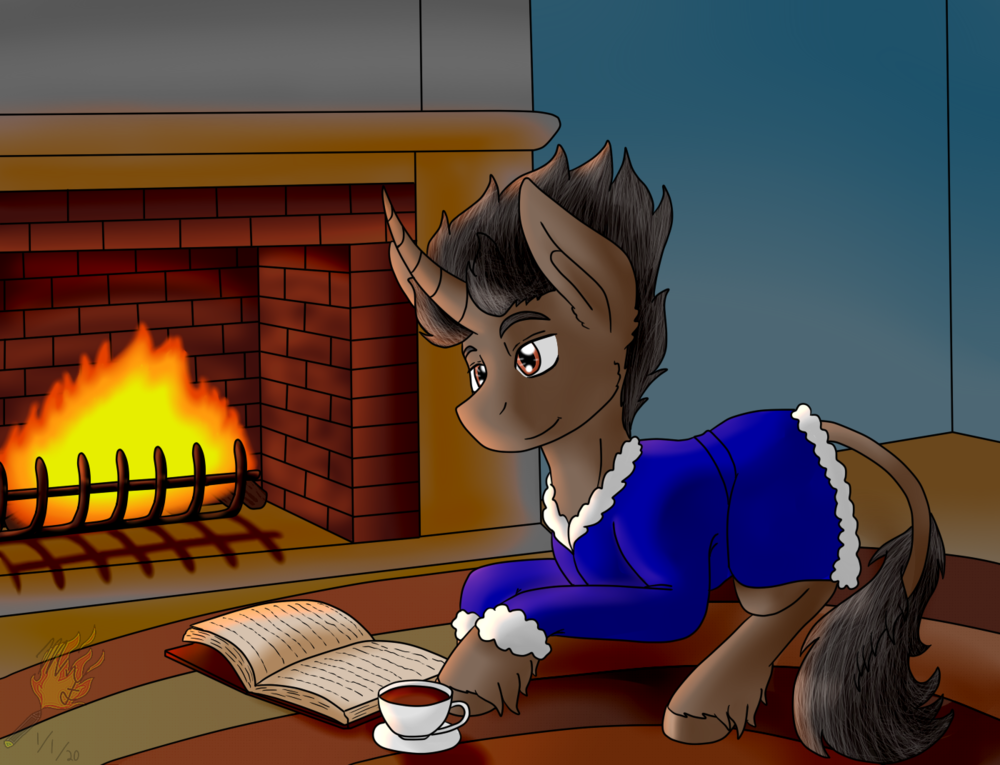 C73_Dark_Horse_discord_OC_reading_by_fireplace.png