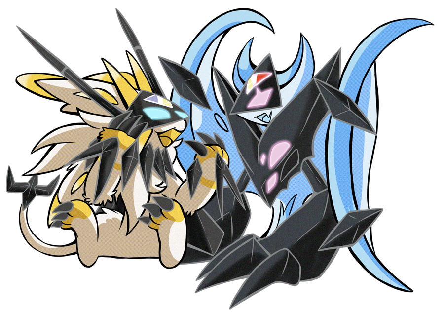 Pokemon Fusion  Necrozma + Sogaleo + Lunala 