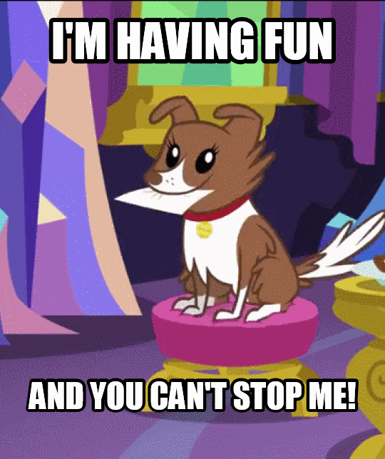 1715148__safe_edit_editedscreencap_screencap_winona_ppov_andnoponycanstopme_animated_chair_cropped_dog_female_gif_happy_ihavedonenothingproduc.gif.008376c4c895264b24c30dd0909689b0.gif