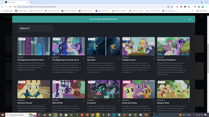 No more My Little Pony on Hulu after January 2024 - MLP Forums