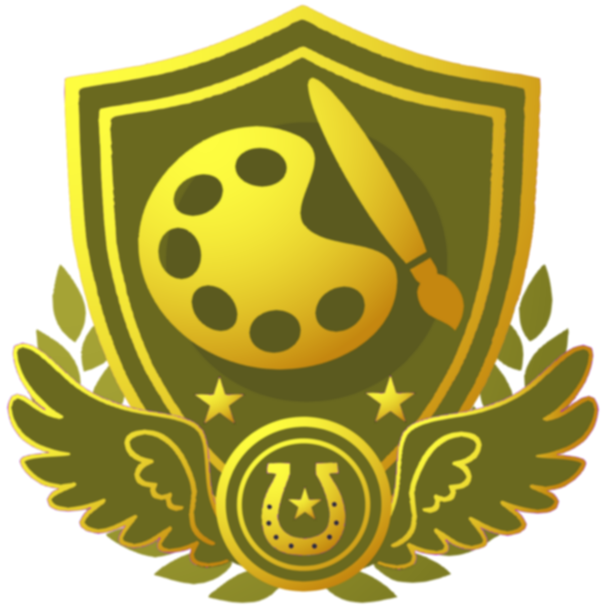 Gold Art Contest Badge