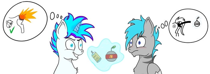 Joey and Caliber bad idea No 361.jpg