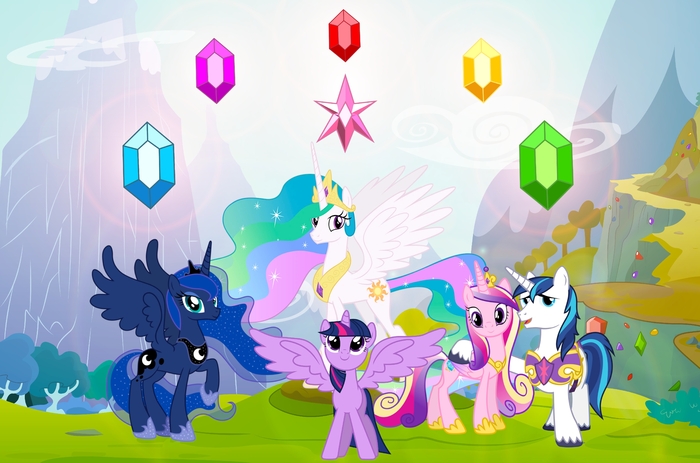 Their Most Magical Majesties - The Alicorn Princesses of Equestria.jpg
