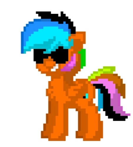 Inverted Rainbow Dash